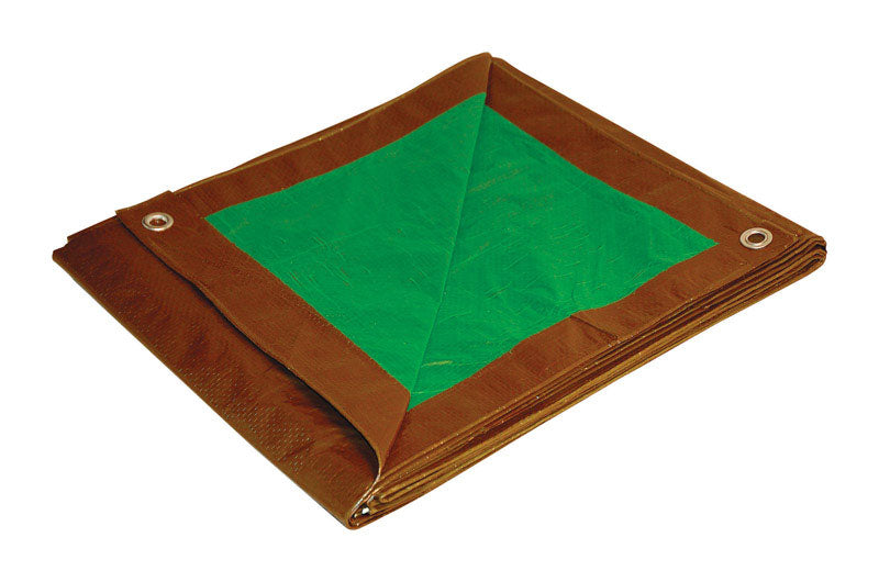 Foremost Dry Top 20 x 30 ft Brown/Green Reversible Tarp