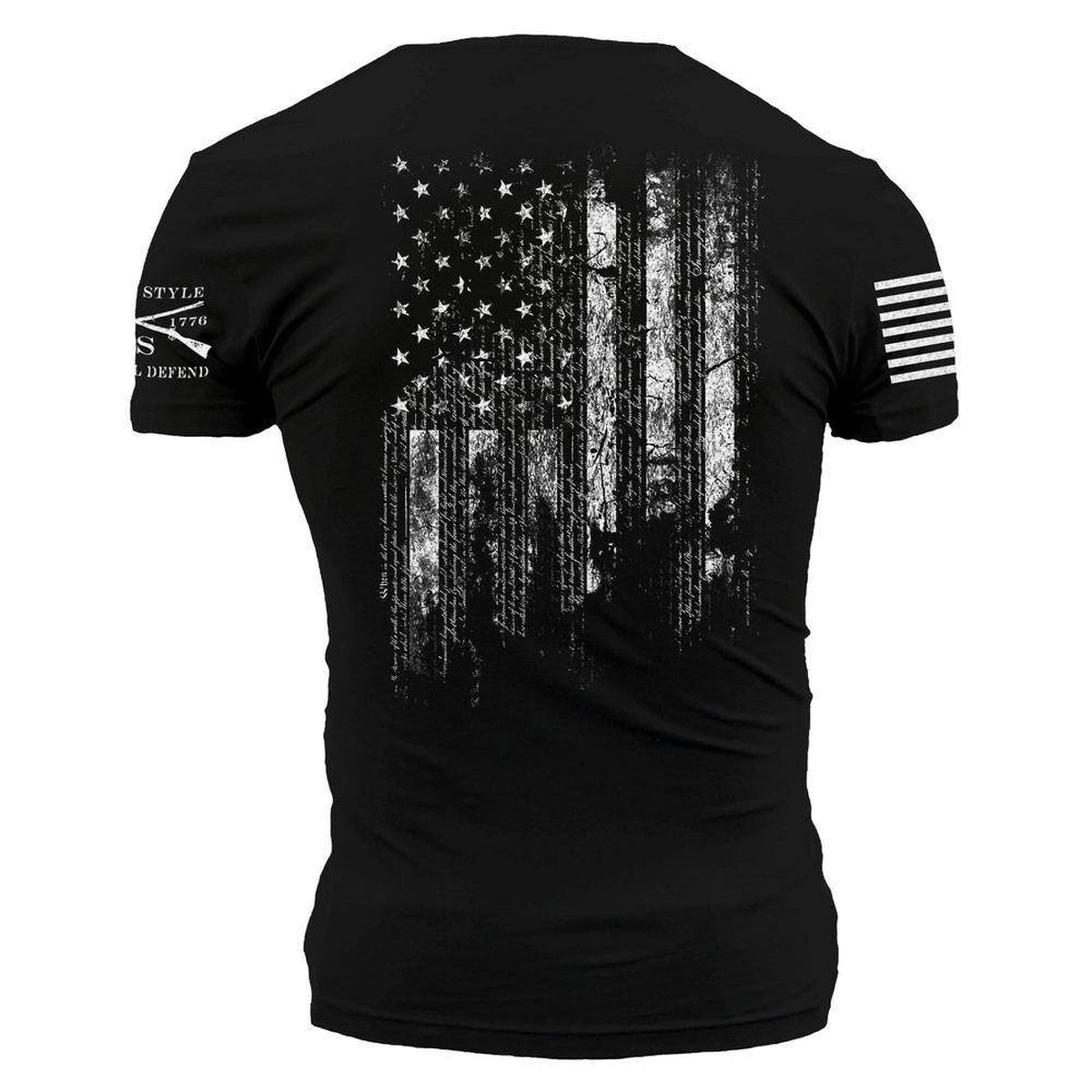 Grunt Style 1776 Flag T-Shirt: Classic Patriot Graphic, Everyday Comfort