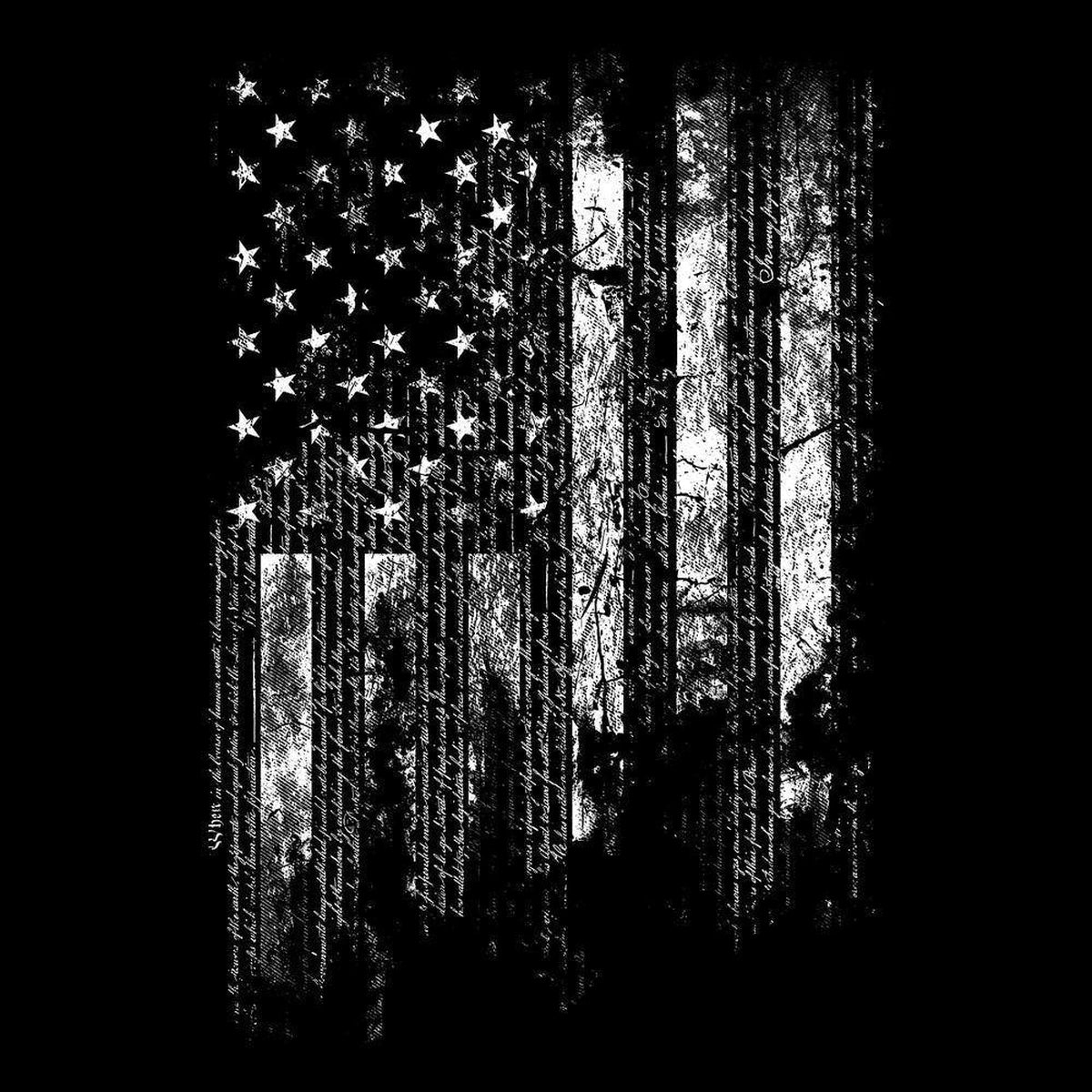 Grunt Style 1776 Flag T-Shirt: Classic Patriot Graphic, Everyday Comfort