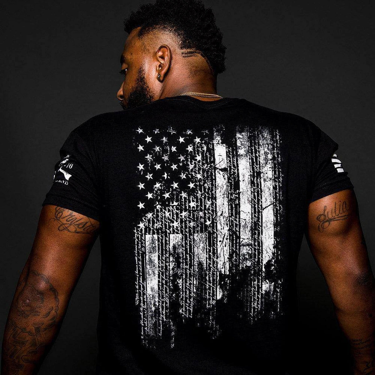 Grunt Style 1776 Flag T-Shirt: Classic Patriot Graphic, Everyday Comfort