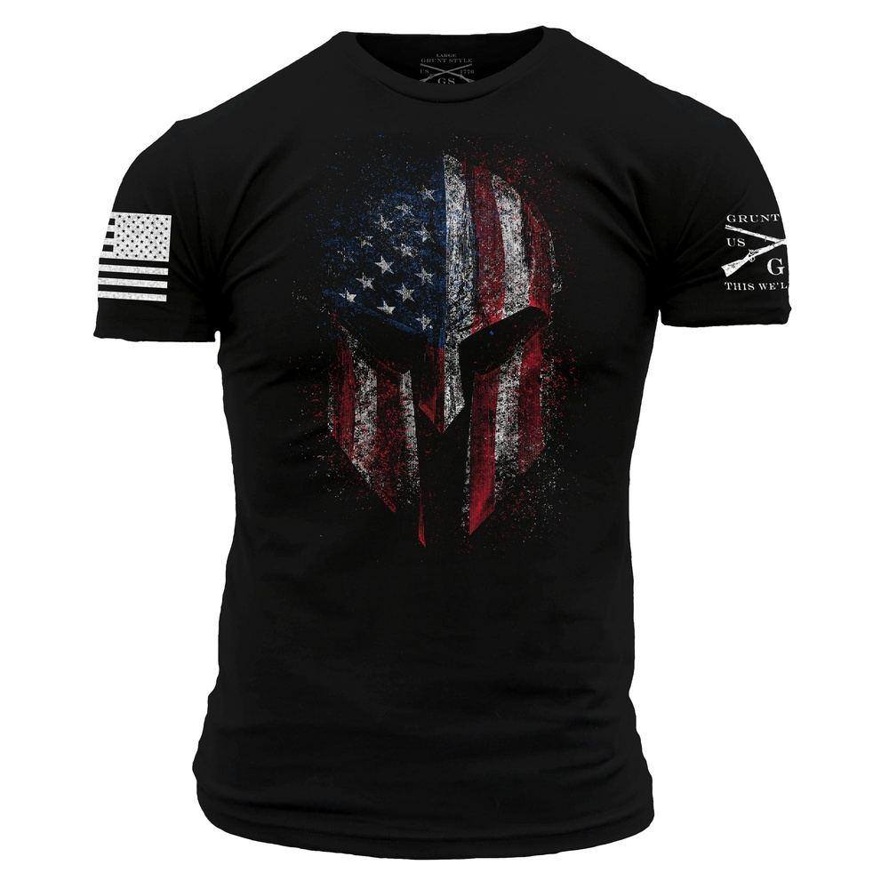 Grunt Style American Spartan 2.0 T-Shirt - Black