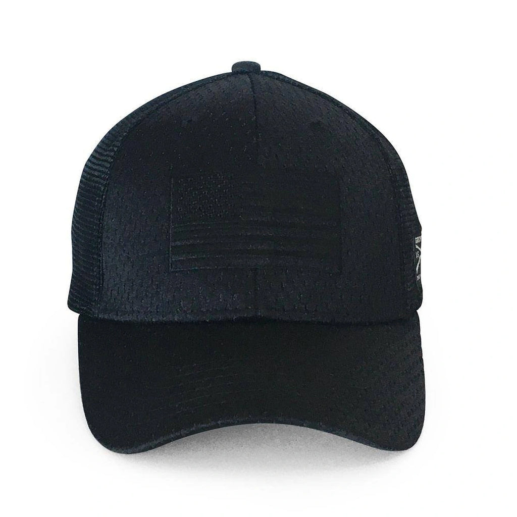Grunt Style | Blackout Flag Stretch Fit Hat - Black