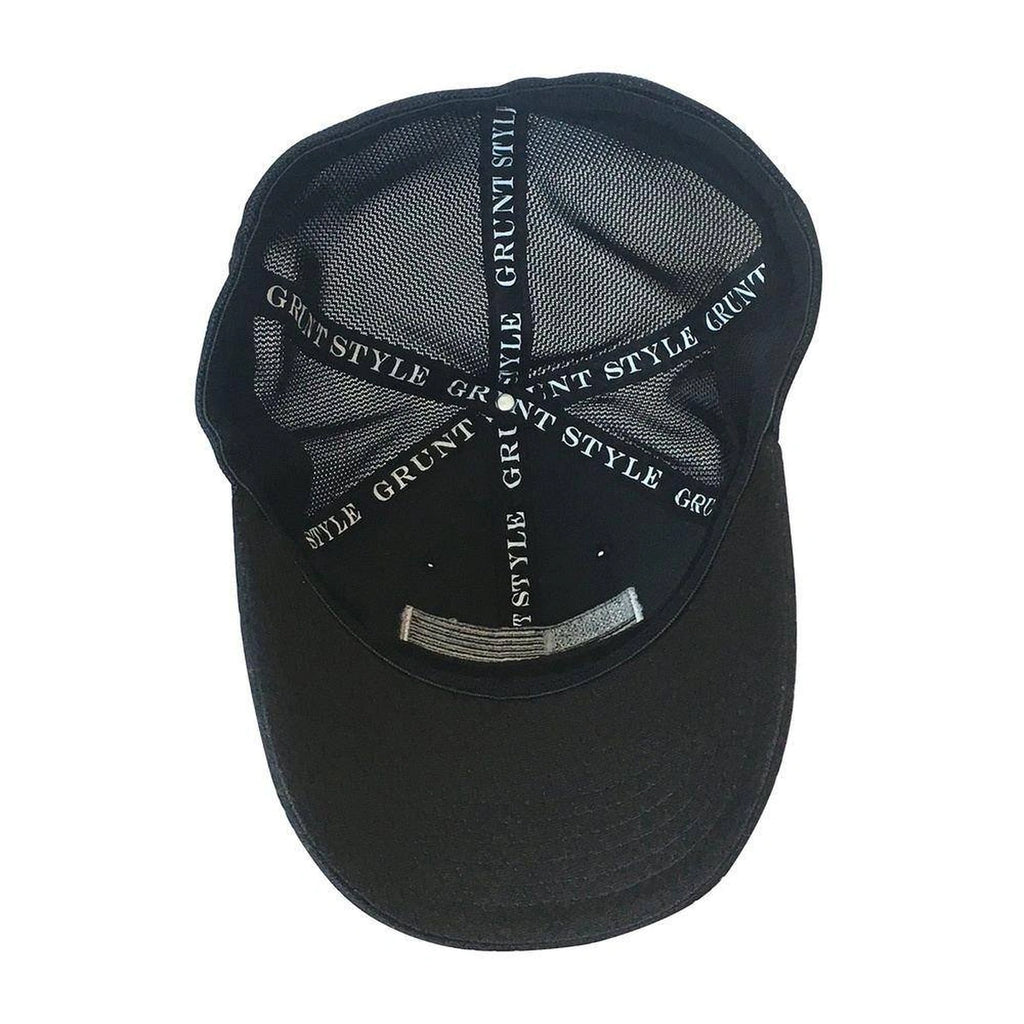 Grunt Style | Blackout Flag Stretch Fit Hat - Black