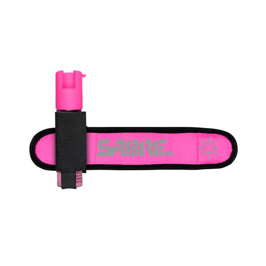 SABRE 2-IN-1 PEPPER GEL with LED Armband / Pink