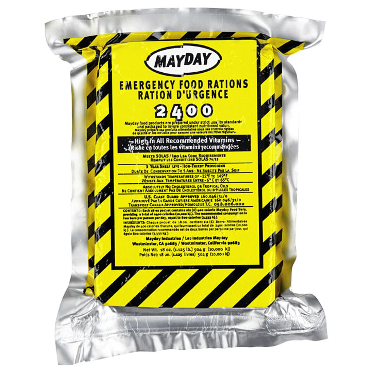 MRE 2400 Calorie Emergency Food Bar | Mayday – Army Navy Marine Store