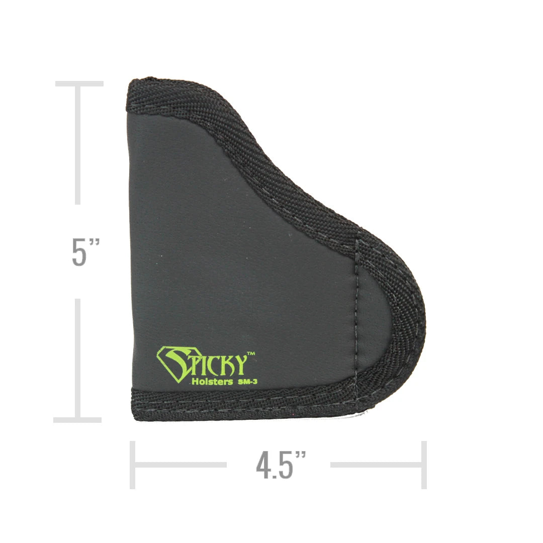 Sticky Holsters | SM-3 Small Pistol Holster for .380's with Laser Sights