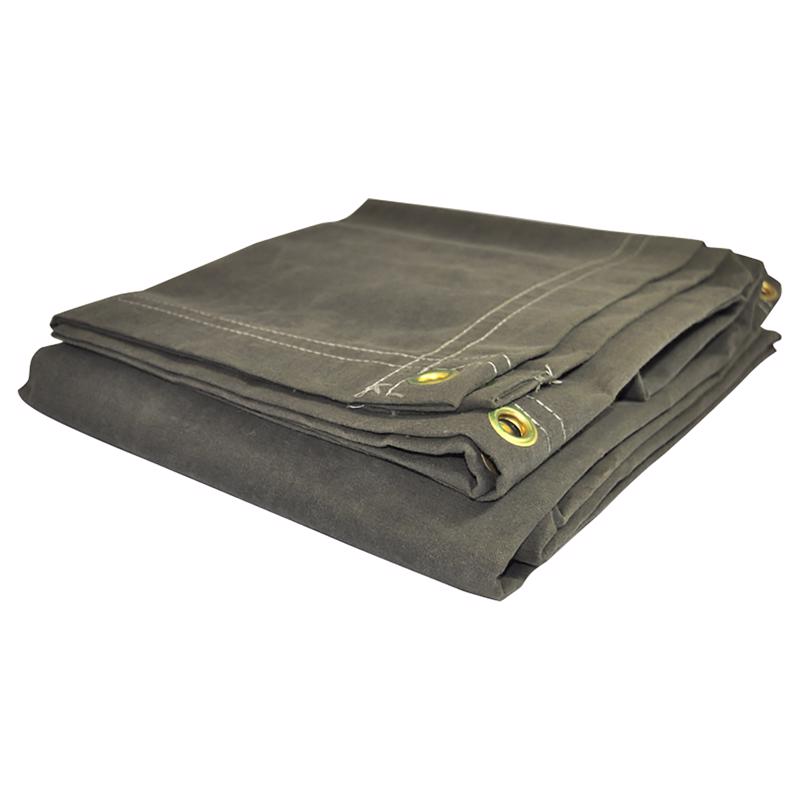Foremost Dry Top 16 x 20 ft Olive Drab Canvas Tarp