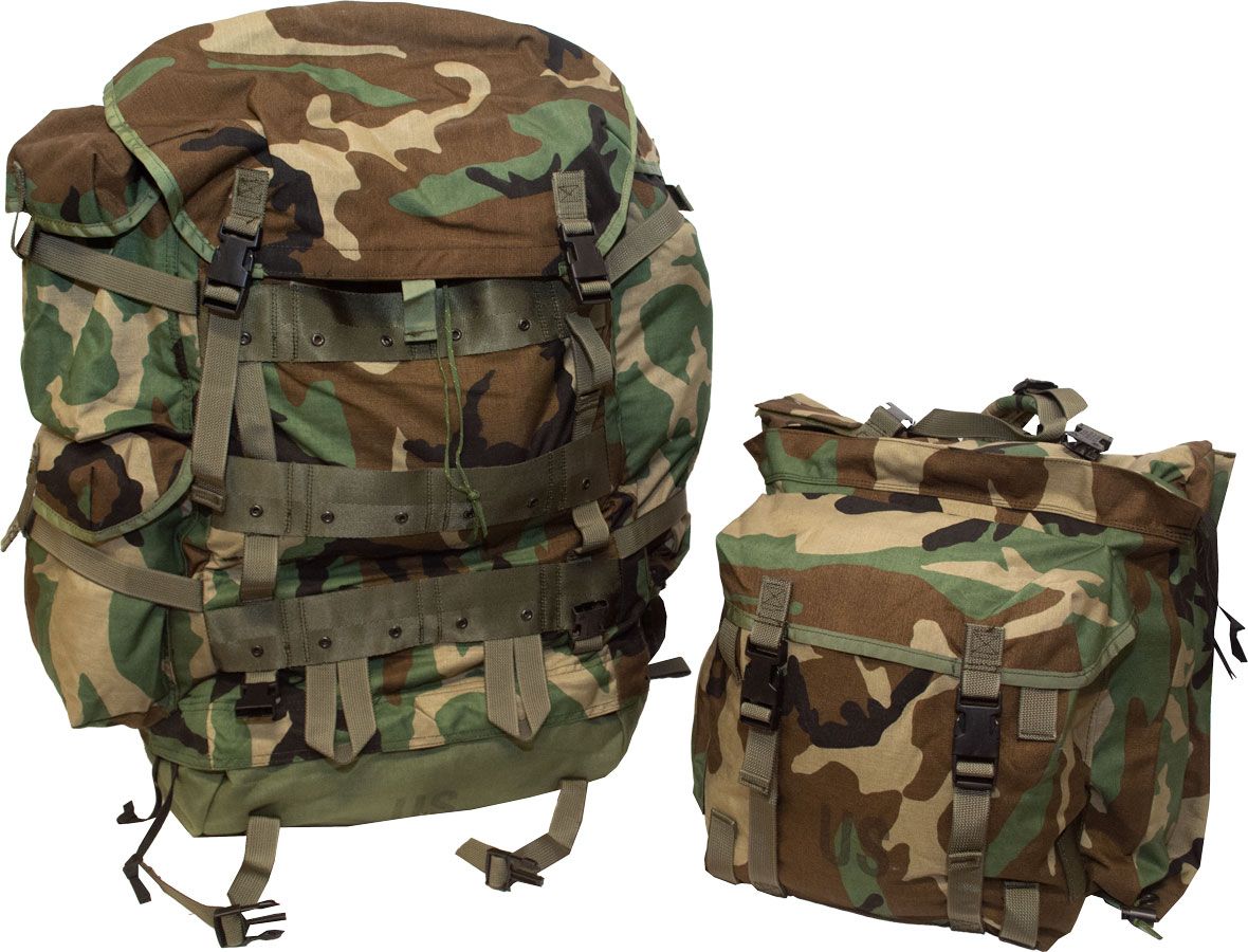 Army Rucksack Gi US GI CFP-90 Large Rucksack with Patrol Pack - New – Army Navy Marine Store