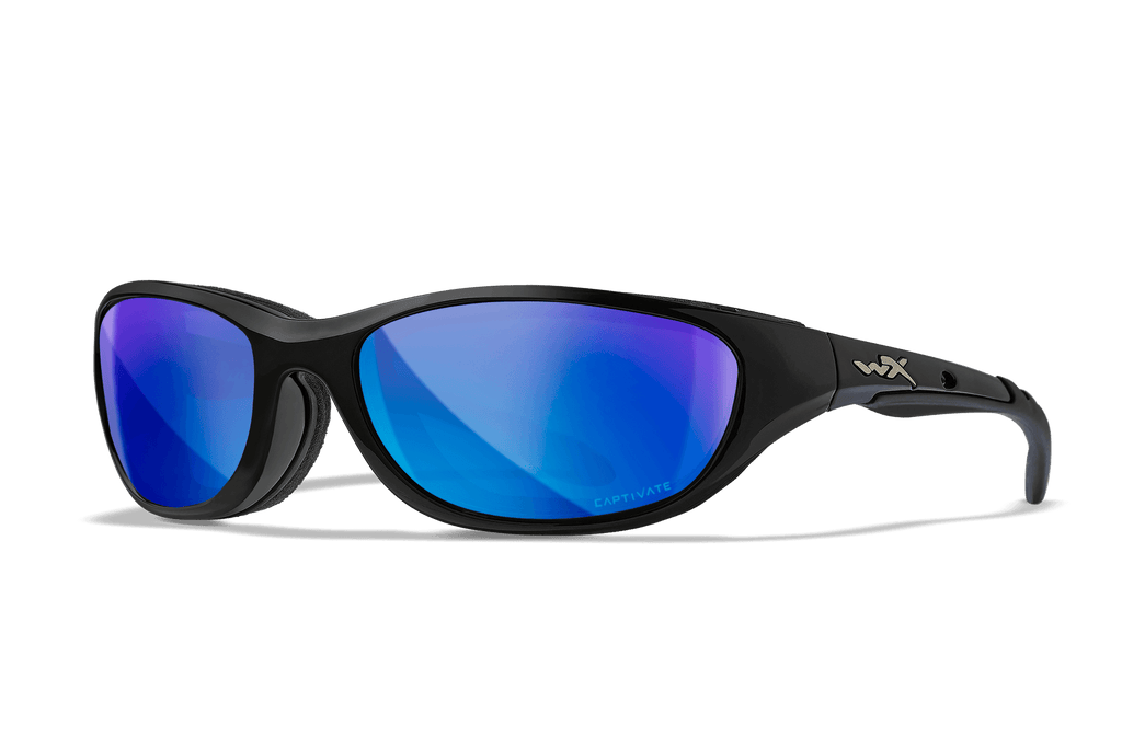 Wiley X Airrage Polarized Blue Mirror Protective Sunglasses