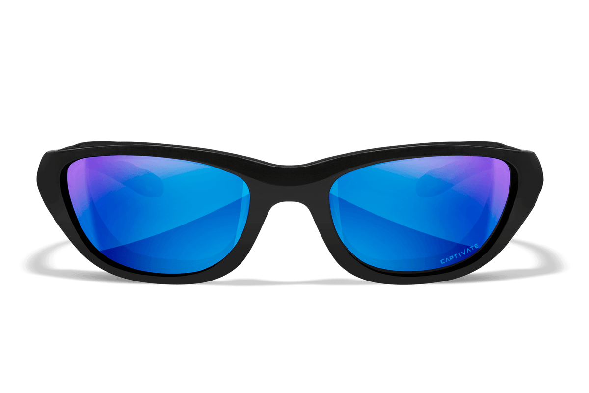 Wiley X Airrage Polarized Blue Mirror Protective Sunglasses — Image 2