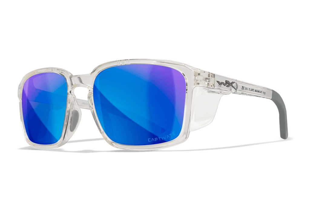 Wiley X Alfa Polarized Blue Mirror Protective Sunglasses — Image 3