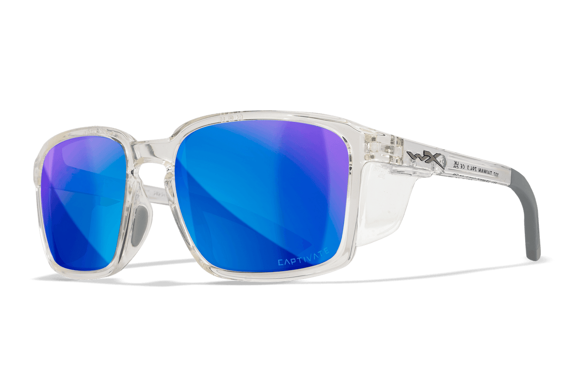 Wiley X Alfa Polarized Blue Mirror Protective Sunglasses — Image 3