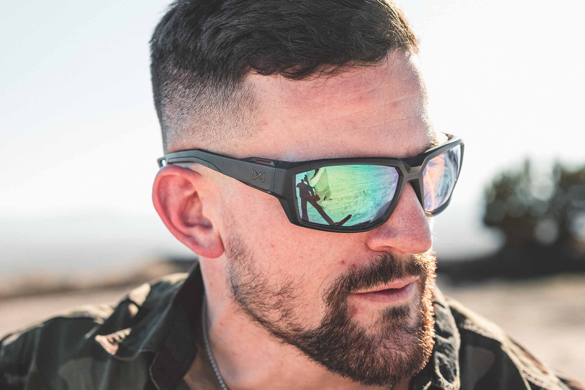 Wiley X Alpine Polarized Green Mirror Protective Sunglasses — Image 3