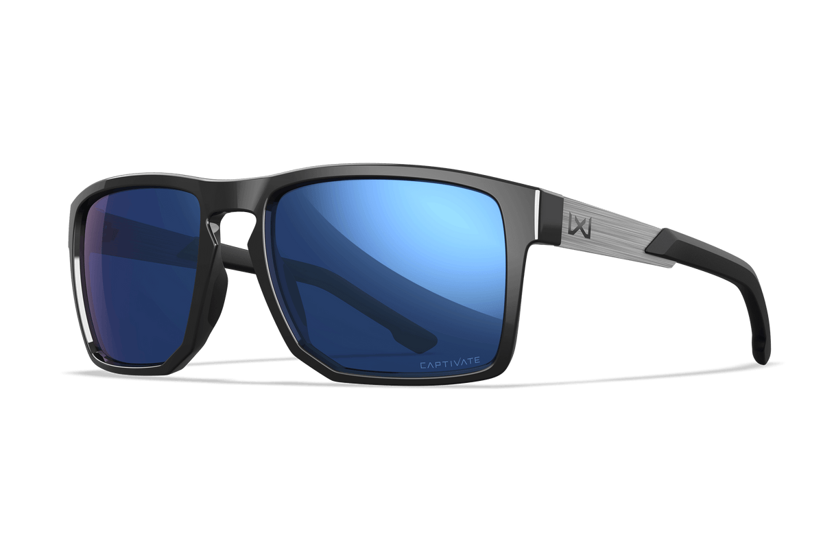 Wiley X Apex Polarized Blue Mirror Protective Sunglasses
