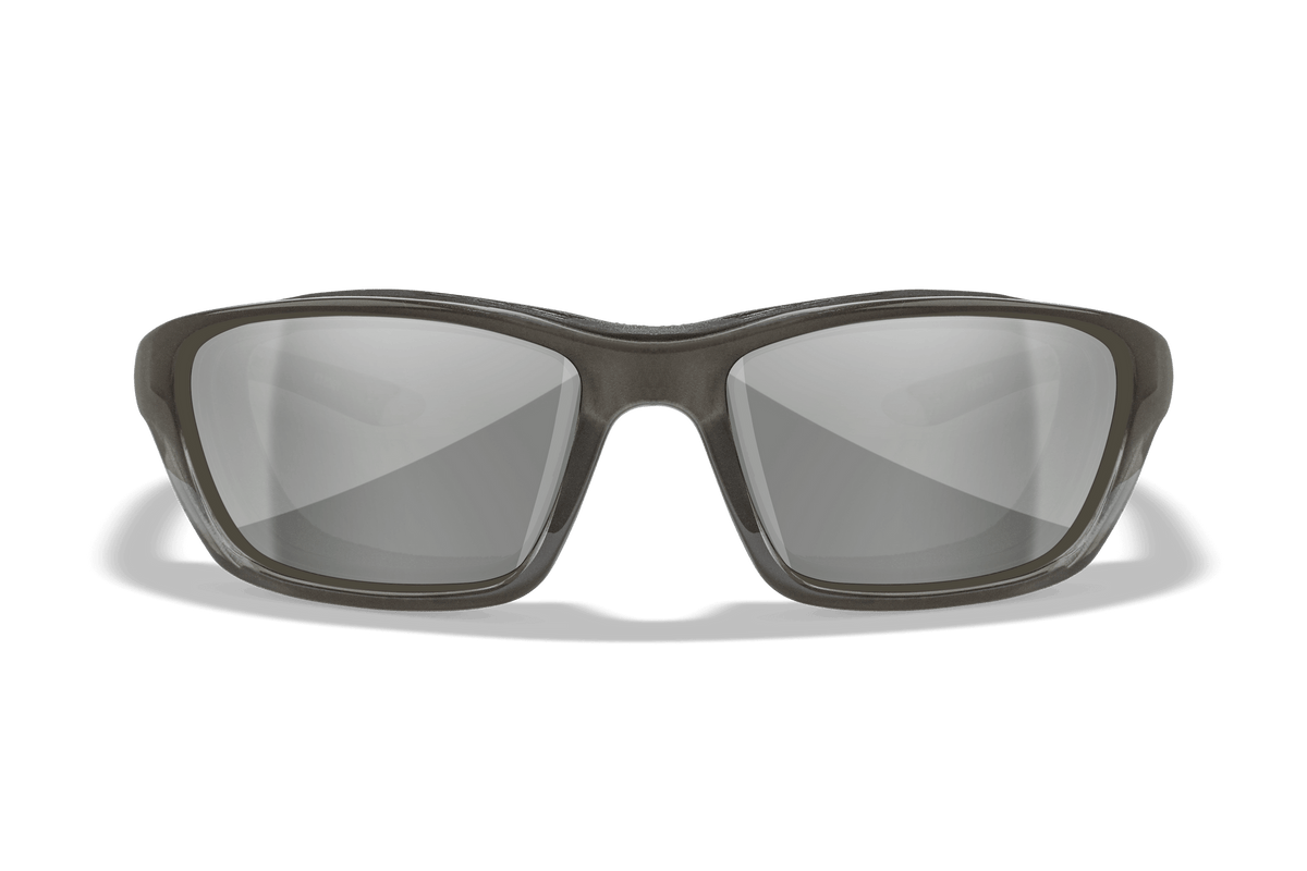 Wiley X Brick Silver Flash Protective Sunglasses — Image 2