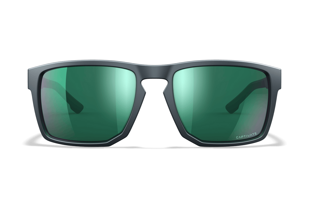 Wiley X Founder Polarized Green Mirror Protective Sunglasses — Image 2