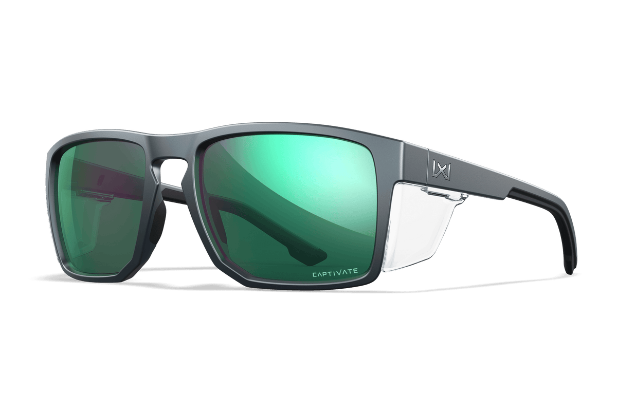 Wiley X Founder Polarized Green Mirror Protective Sunglasses — Image 5