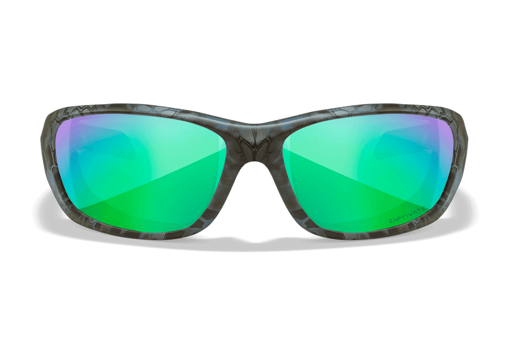 Wiley X Gravity Polarized Green Mirror Protective Sunglasses — Image 2