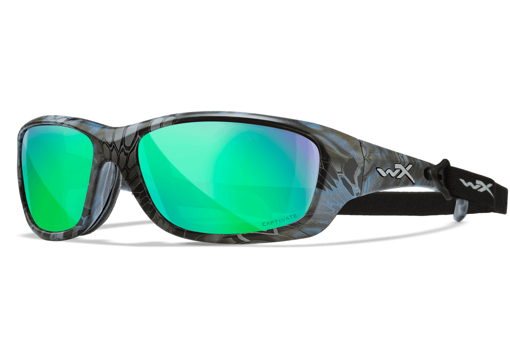 Wiley X Gravity Polarized Green Mirror Protective Sunglasses — Image 3