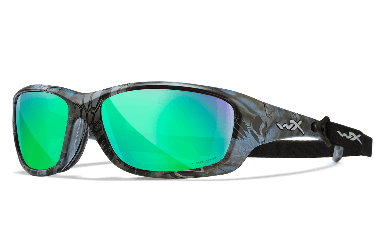 Wiley X Gravity Polarized Green Mirror Protective Sunglasses — Image 3