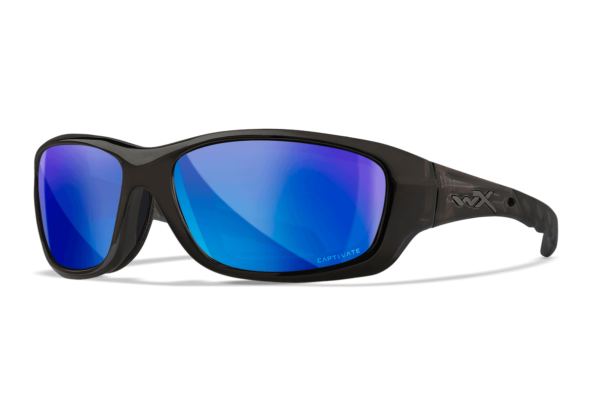 Wiley X Gravity Polarized Blue Mirror Protective Sunglasses