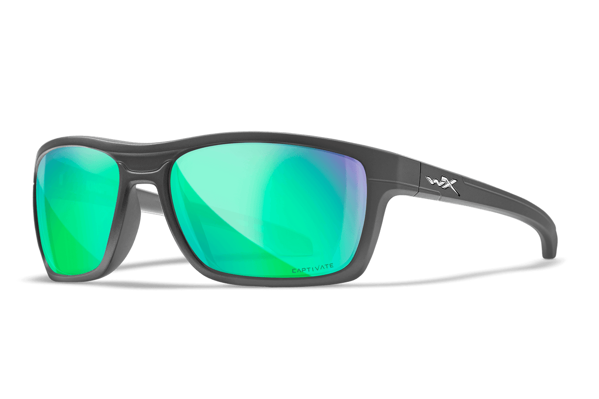 Wiley X Kingpin Polarized Green Mirror Protective Sunglasses