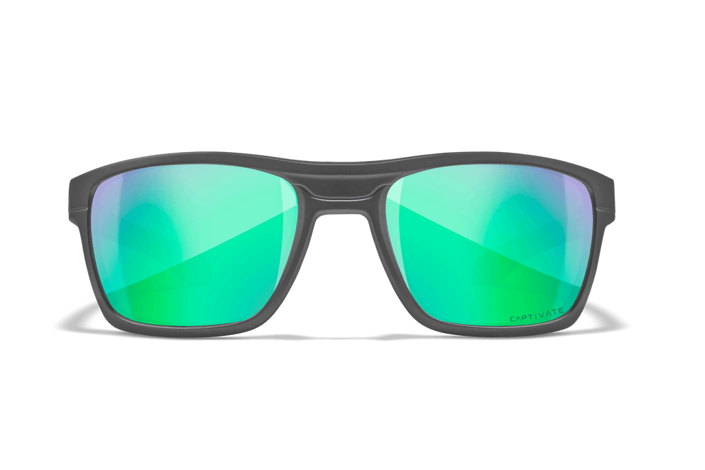 Wiley X Kingpin Polarized Green Mirror Protective Sunglasses — Image 2