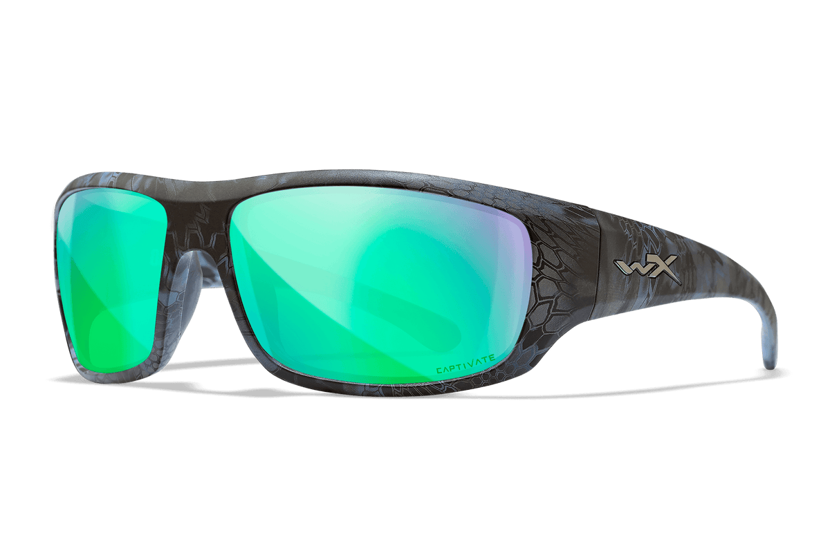 Wiley X Omega Polarized Green Mirror Kryptek Sunglasses