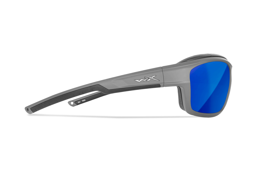 Wiley X Ozone Polarized Blue Mirror Protective Sunglasses — Image 4