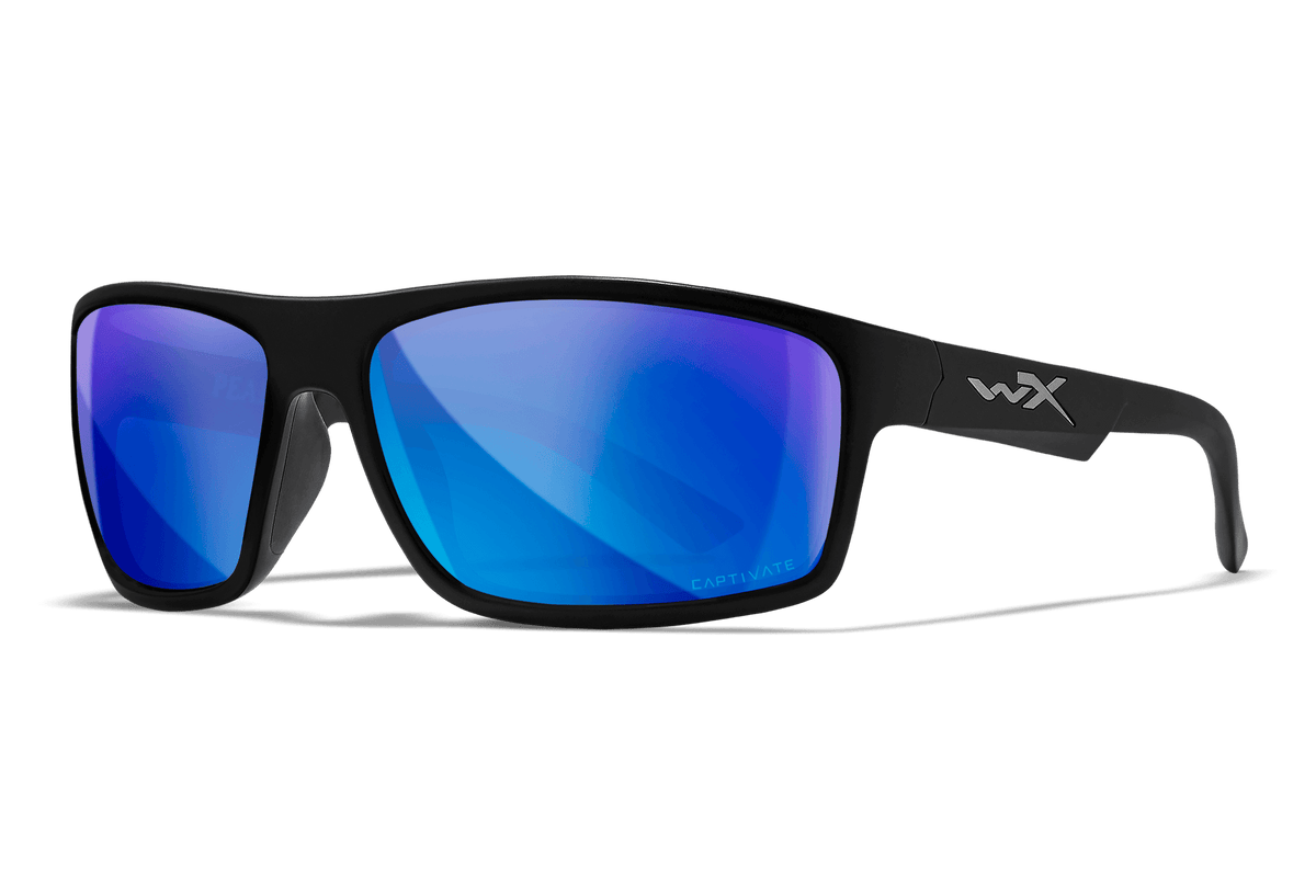Wiley X Peak Polarized Blue Mirror Protective Sunglasses
