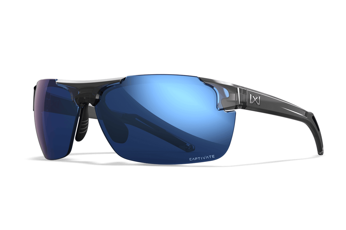 Wiley X Prime Polarized Blue Mirror Protective Sunglasses