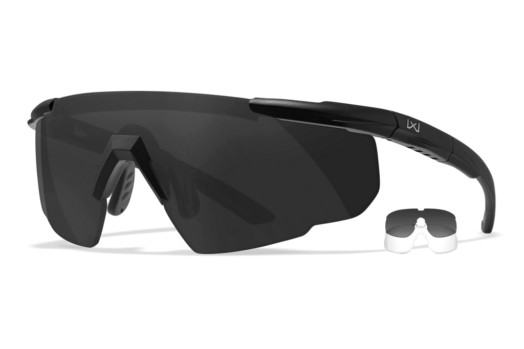 Wiley X Saber Advanced Grey Clear Two-Lens Eyewear Kit