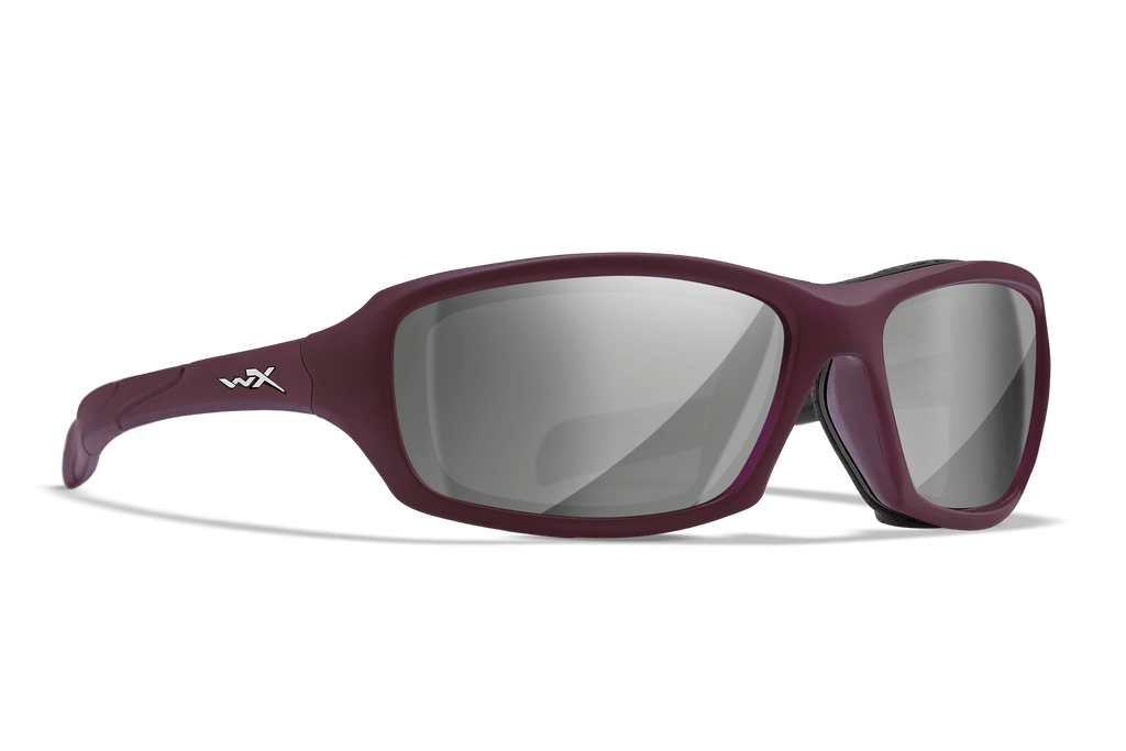 Wiley X Sleek Smoke Grey and Silver Flash Protective Sunglasses — Image 4
