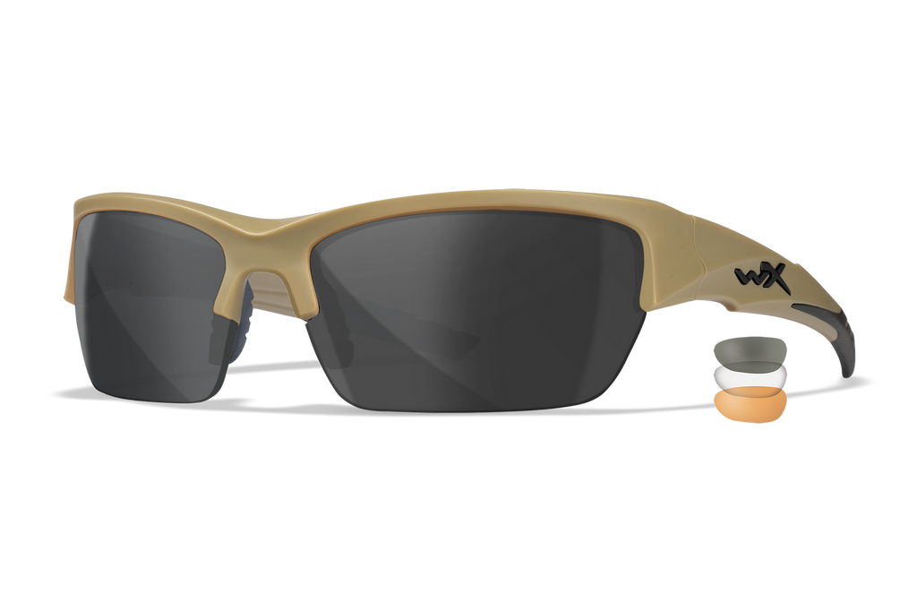 Wiley X Valor Smoke Grey Protective Eyewear