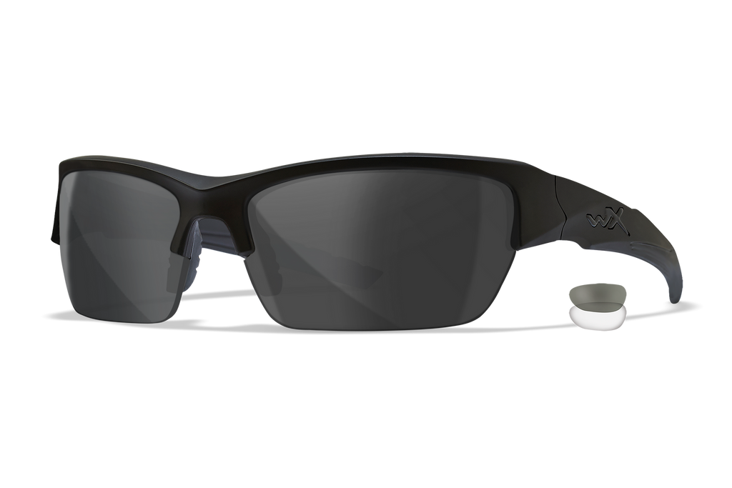 Wiley X Valor Smoke Grey and Clear Protective Eyewear