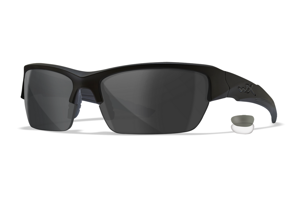 Wiley X Valor Smoke Grey and Clear Protective Eyewear