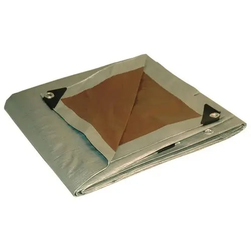 Foremost Dry Top 10 x 10 ft Silver/Brown Reversible Tarp