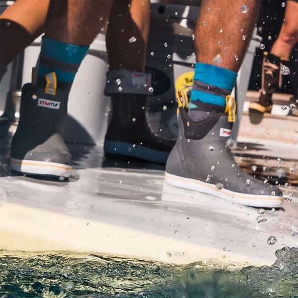 Xtratuf Men's 6 in Ankle Deck Boot | Gray - 13